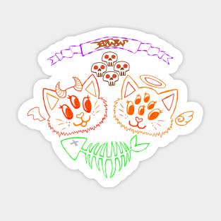 Spooky Kitties *Halloweenie* Sticker